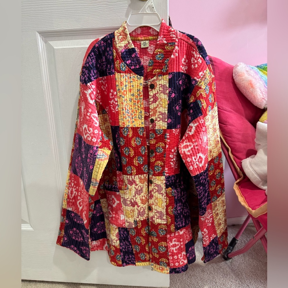 Colorful Patchwork Women's Jacket